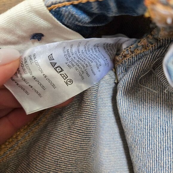 Free People We The Free Prince Street Denim Shorts Size 28 - Picture 10 of 11